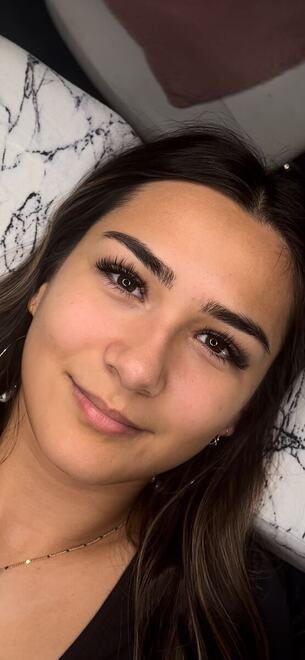 Lash and brow work by Alyssa Diaz at Plush Beauty Bar