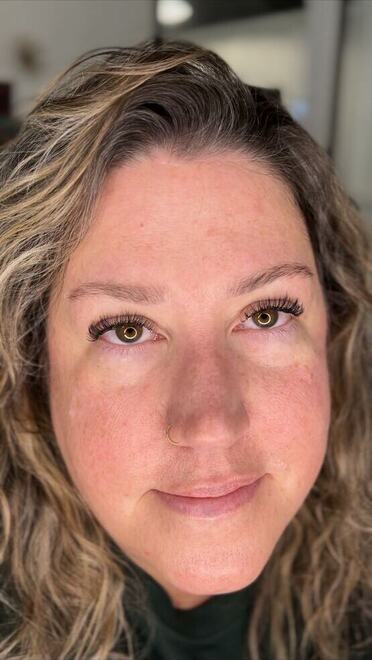 Lash and brow work by Alyssa Diaz at Plush Beauty Bar