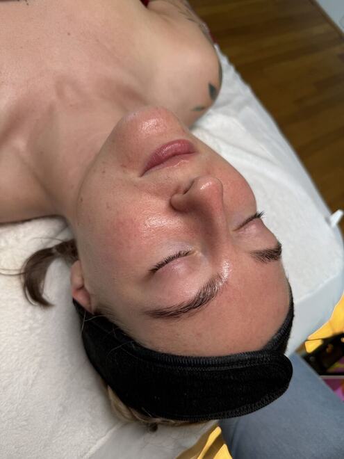 Skin and brow work by Brynn Fox at Plush Beauty Bar
