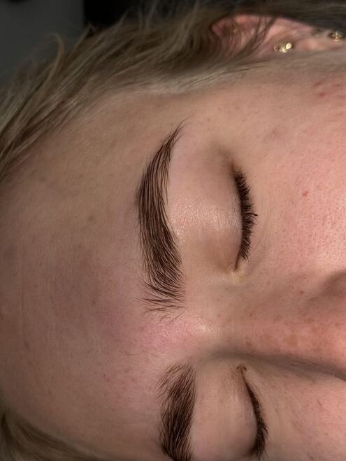 Skin and brow work by Brynn Fox at Plush Beauty Bar